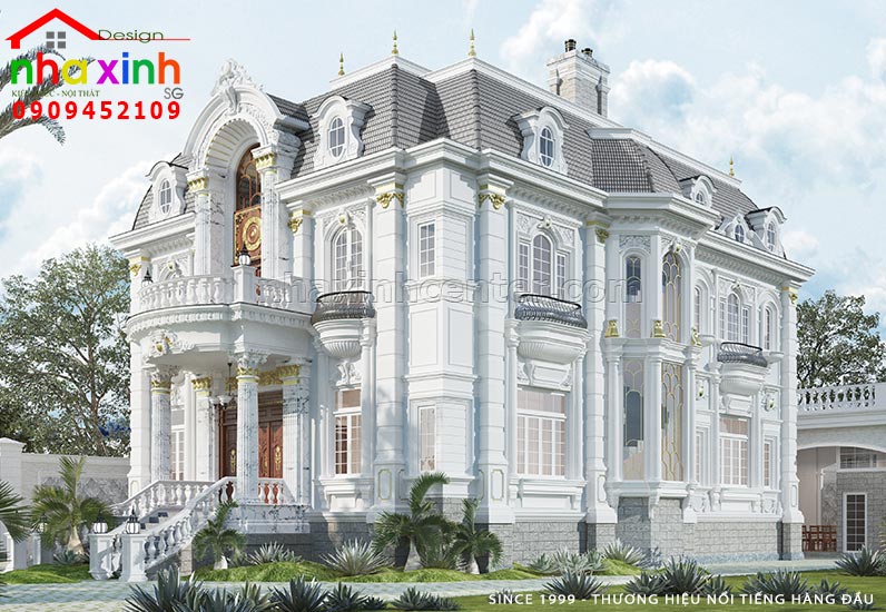Biệt Thự Cổ Điển Pháp 4 Tầng | Cô Kim Hiền | Quận 2 | BT-202